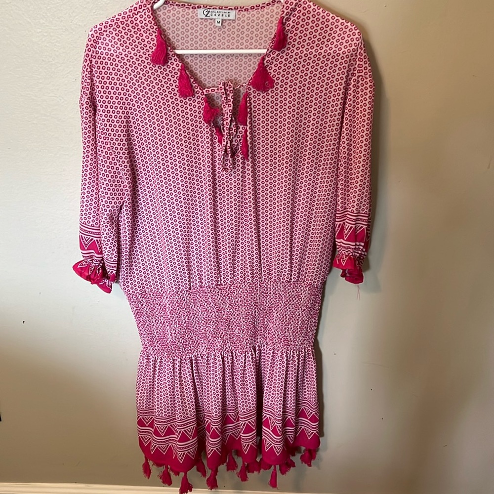 Pink fun cruise dress medium